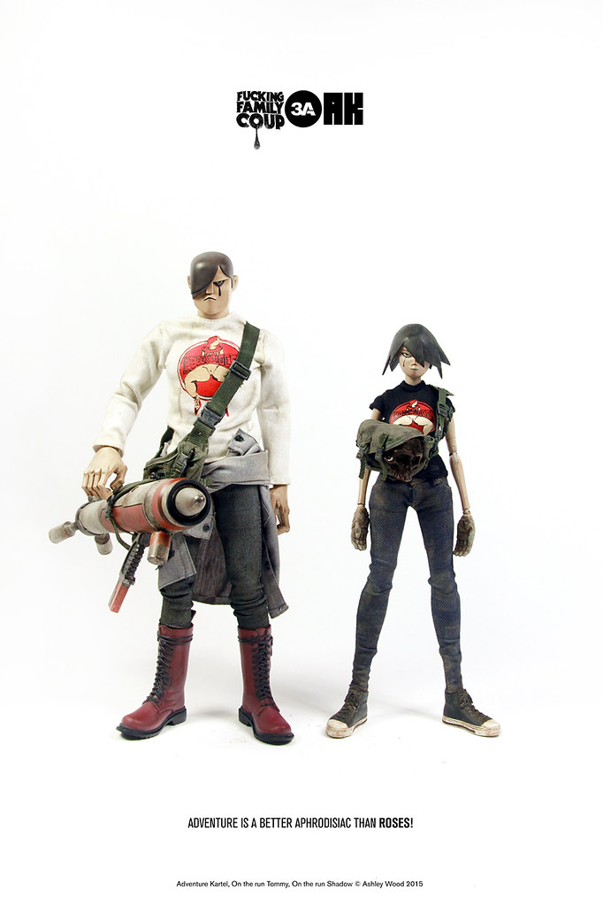 【官圖與販售資訊更新】threeA Adventure Kartel 系列【他媽的家庭組】FUCKING FAMILY COUP 1/6 比例 十三號黑色星期五