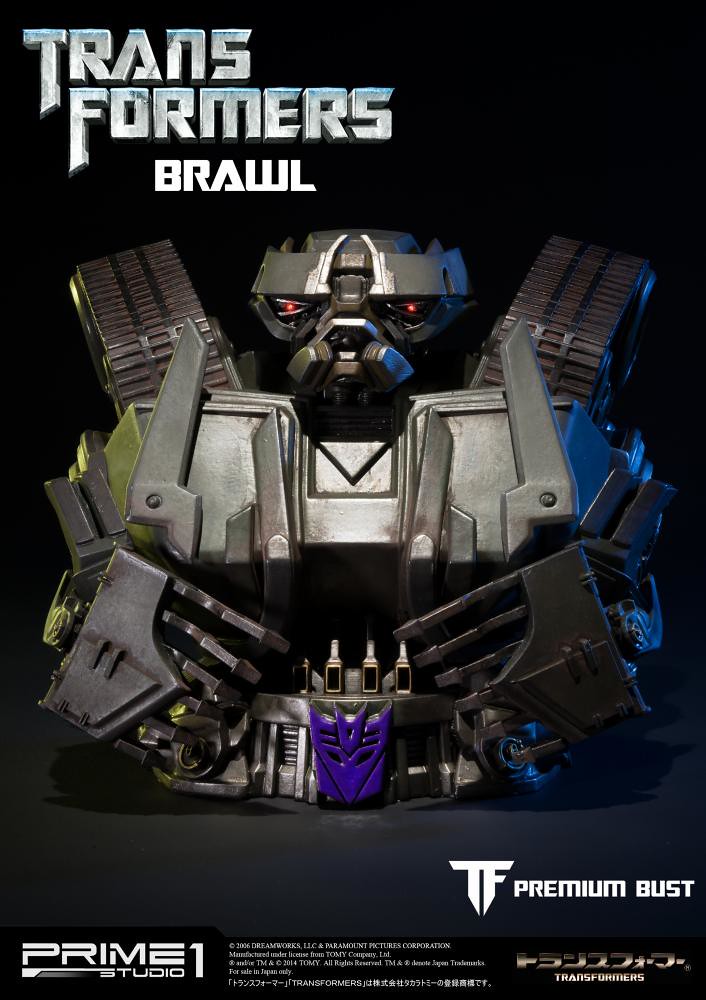 Prime 1 Studio 變形金剛【轟天雷】Transformers BRAWL 半身胸像