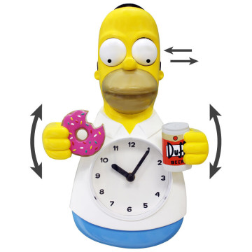 NJ Croce Co.【荷馬3D 動態時鐘】Homer Simpson 經典復刻再現！！你肚子飽了沒？！