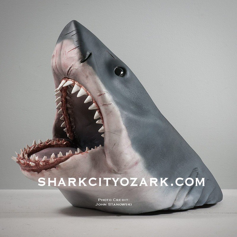 Shark City Ozark【大白鯊】1/6 比例 超巨大大白鯊半身雕像！！