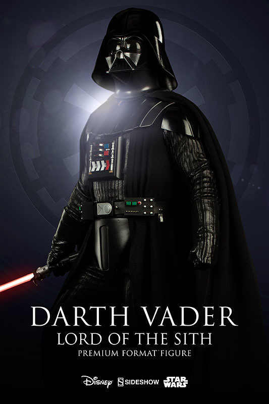 Sideshow Collectibles【黑武士 達斯‧維德】Darth Vader 1/4 比例 全身雕像
