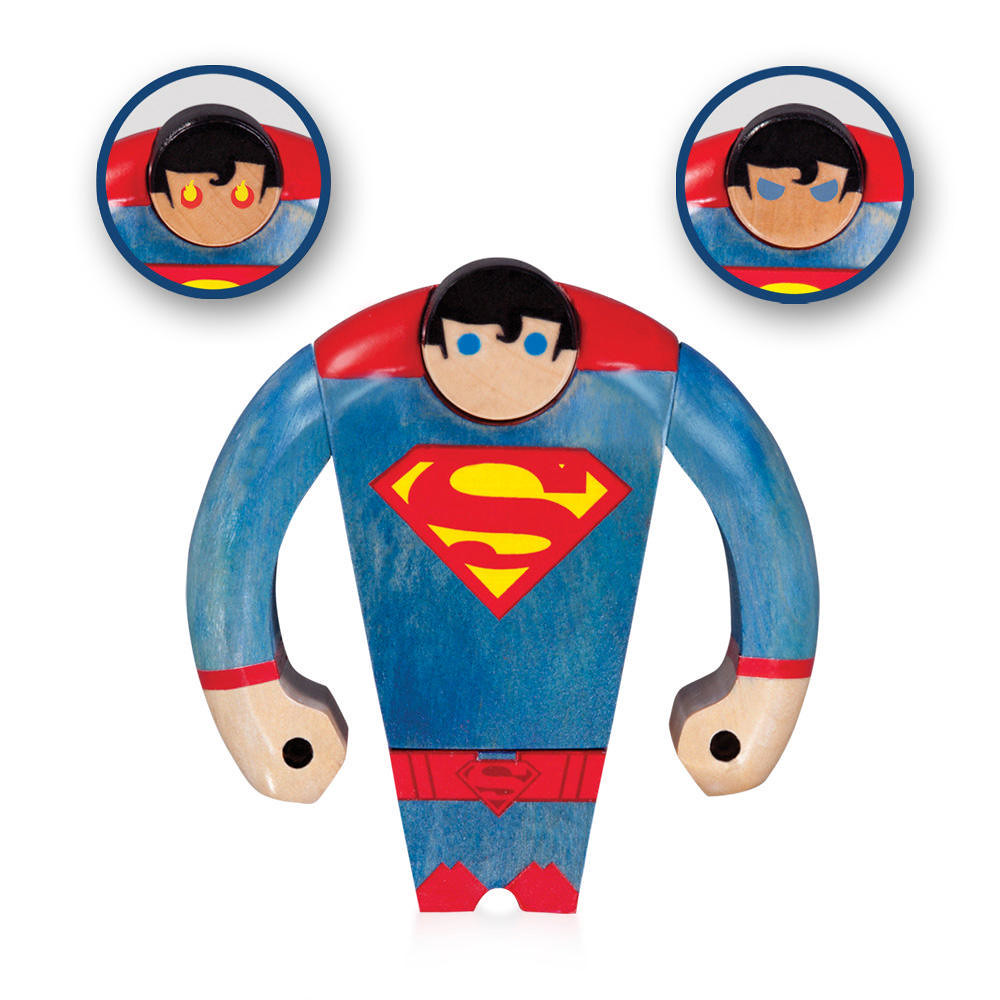 DC Collectibles【木製超人公仔】Superman Wood Figure