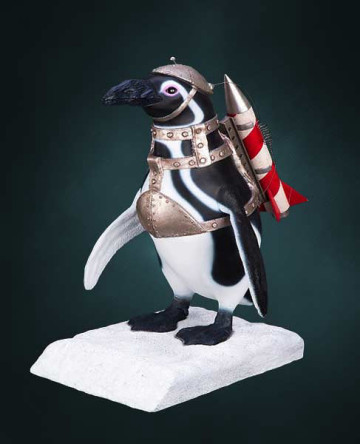 Hollywood Collectibles Group【飛彈企鵝】Penguin Commando 1：1 全身雕像