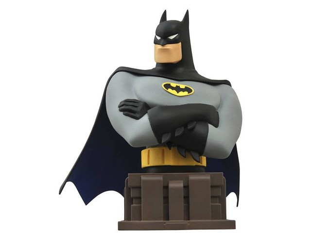 Diamond Select Toys【動畫版蝙蝠俠】Batman Bust Bank 來自高譚市的銅板守護者！！