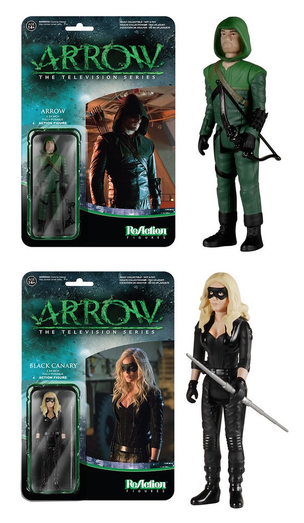 FUNKO ReAction 系列【綠箭俠】Arrow 3.75吋 吊卡作品