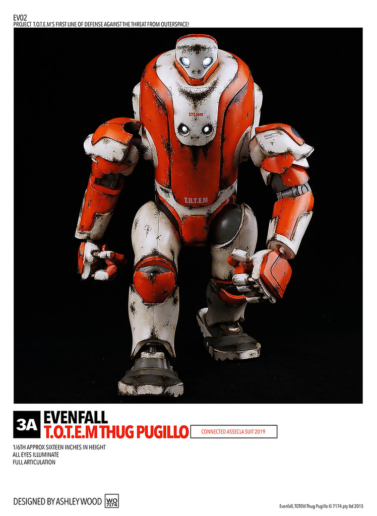 官圖更新】threeA – Evenfall 系列【T.H.U.G 暴徒機器人 官圖更新】threeA – Evenfall 系列【T.H.U.G 暴徒機器人