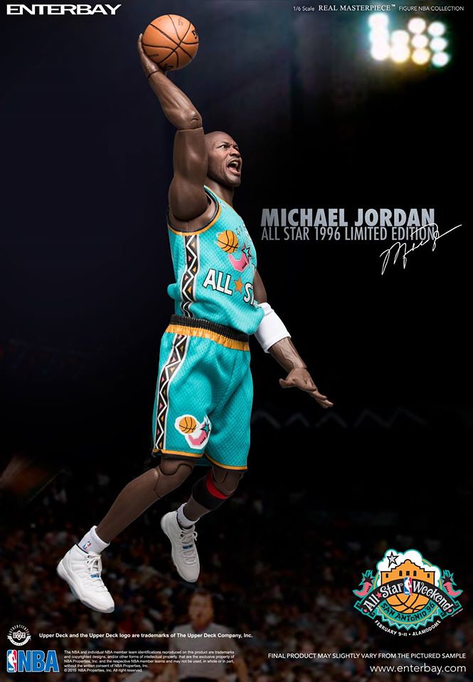 ENTERBAY【麥可．喬丹】1996 年 NBA 全明星賽 Michael Jordan 1/6 比例人偶作品 