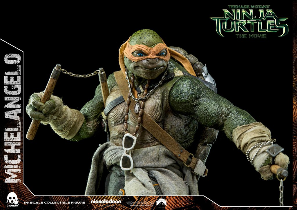 threezero 忍者龜：變種世代【米開朗基羅】Michelangelo 1/6 比例人偶作品