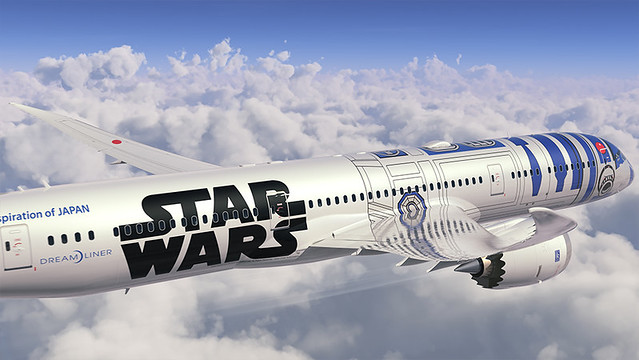 ANA航空《星際大戰》R2-D2塗裝飛機| 玩具人Toy People News