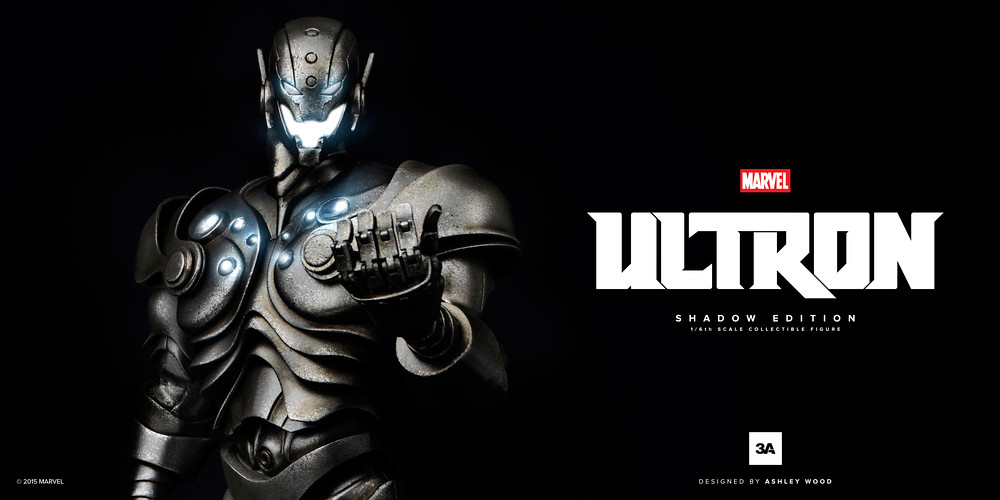 【商品官圖、販售資訊更新】threeA – MARVEL【奧創】經典、暗黑、鬼影 ULTRON 紅光vs. 藍光