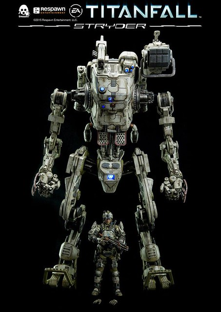 threezero 神兵泰坦【輕核高速型泰坦】TitanFall Stryder 1/12 比例作品
