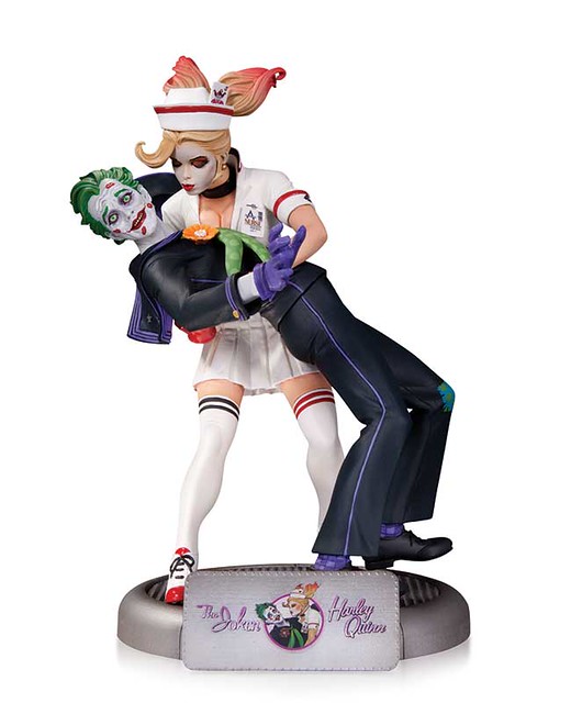 DC Comics – Bombshells 系列 【小丑❤小丑女】The Joker & Harley Quinn 雕像作品