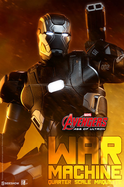Sideshow Collectibles【戰爭機器】War Machine 1/4 比例 全身雕像