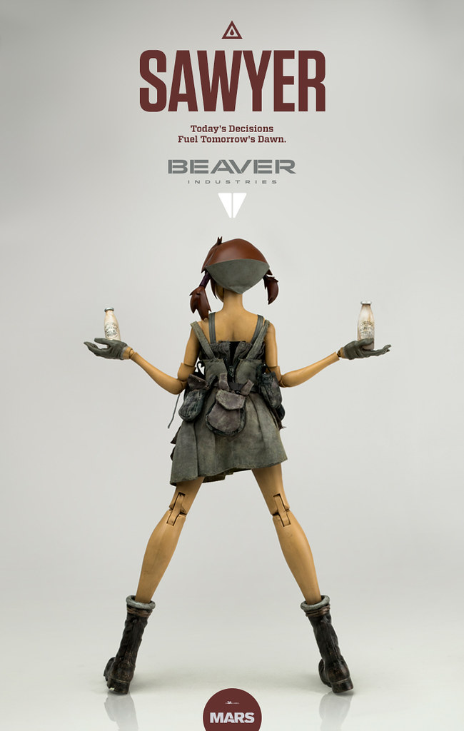 官圖、販售資訊更新】threeA –【SAWYER】性感牛奶補給妹1/6 比例