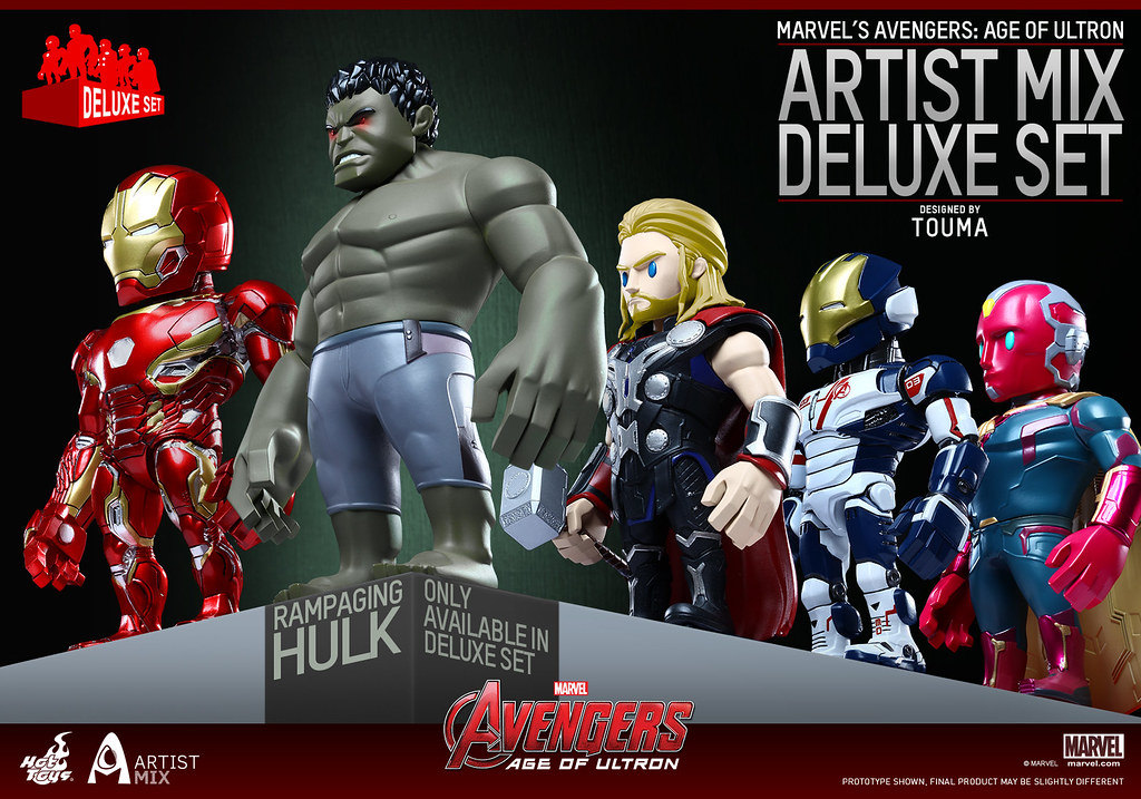 Hot Toys – AMC009 – AMC013 – 復仇者聯盟2：奧創紀元【TOUMA 限定】設計師聯名第二彈