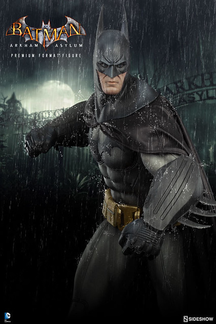 Sideshow Collectibles【蝙蝠俠：阿卡漢療養院】Batman 1/4 比例 全身雕像