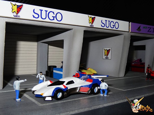 【玩具人君魂投稿】Megahouse CFC 盒玩 新世紀 GPX 閃電霹靂車 場景組