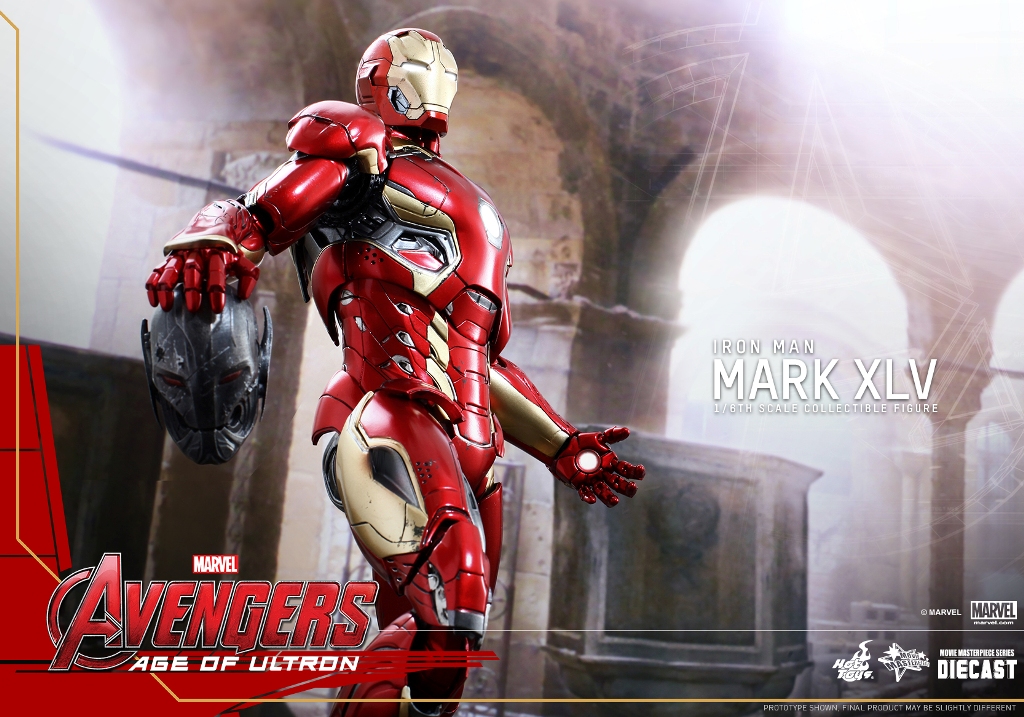 【官圖、販售資訊更新】Hot Toys – MMS300D11 – 復仇者聯盟2：奧創紀元【馬克45】1/6 比例 Mark XLV