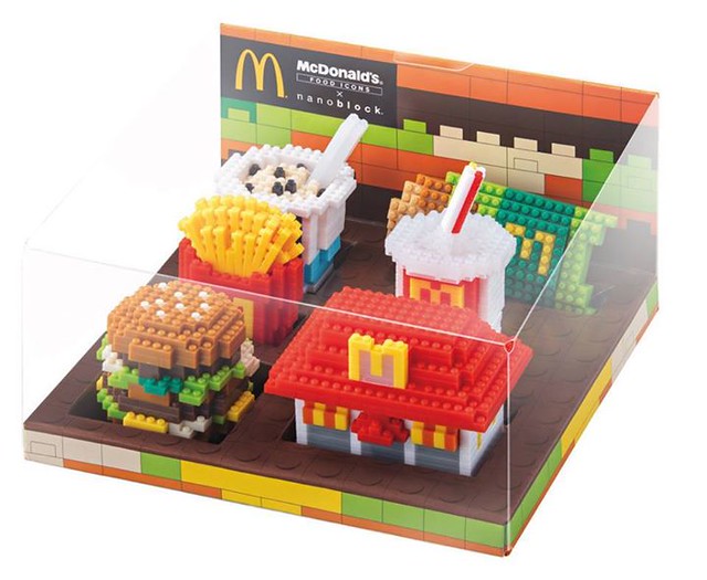 「好想要 漢堡積木啊！」香港《麥當勞》 X nanoblock 迷你積木