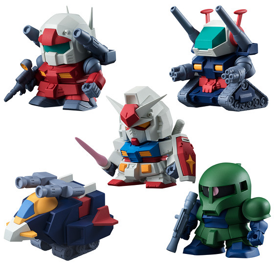 Build Model Gundam 《鋼彈橡皮擦》第三彈食玩