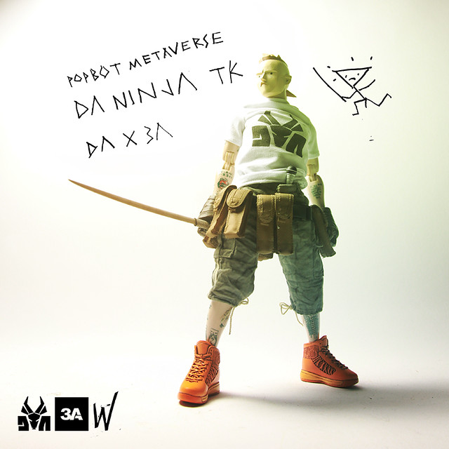 threeA【回答樂團：忍者明日帝】Die Antwoord Ninja TK 1/6 比例人偶作品