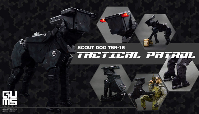 【官圖更新】Gums Productions × Vitaly Bulgarov【機甲戰犬】Scout Dog TSR-15