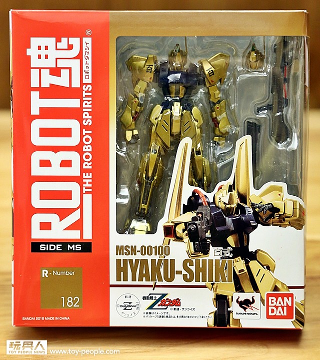 戰場上不滅的金色光芒！ROBOT魂「百式」金色塗裝版開箱報告| 玩具人Toy