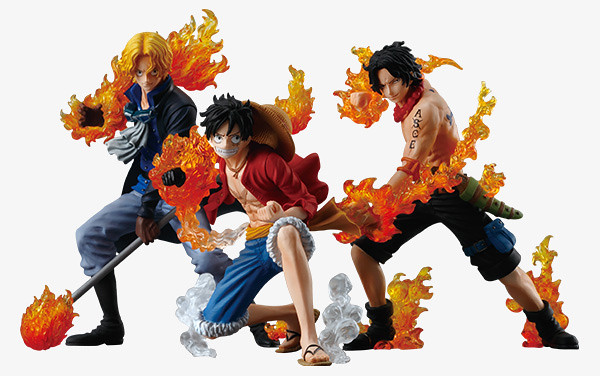 炙熱的新系列公開！海賊王 ATTACK STYLING 炎の3兄弟