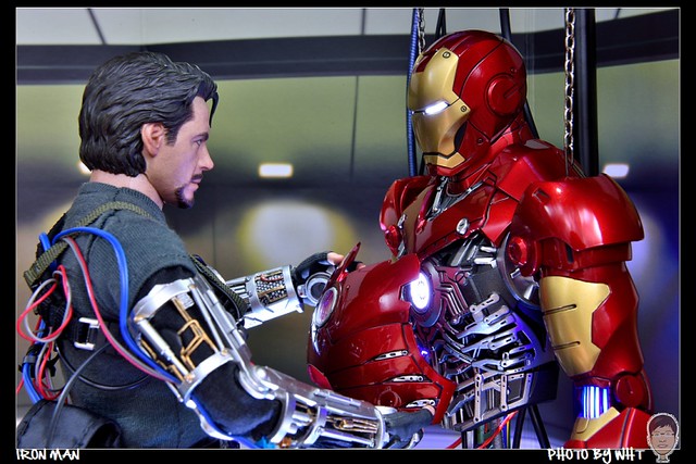 【玩具人黑色北極熊投稿】HOT TOYS - 鋼鐵人飛行測試版 & MK3建構場景
