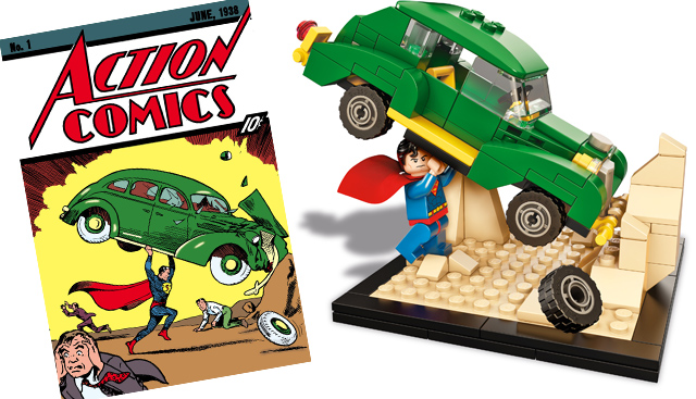 【追加包裝圖！】經典完全重現！LEGO SDCC 2015 限定商品“超人”漫畫第一期