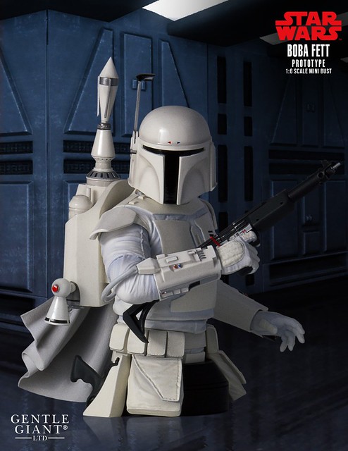 Gentle Giant 星際大戰【SDCC 限定波巴．費特原型 】Prototype Boba Fett 1/6 比例 半身胸像