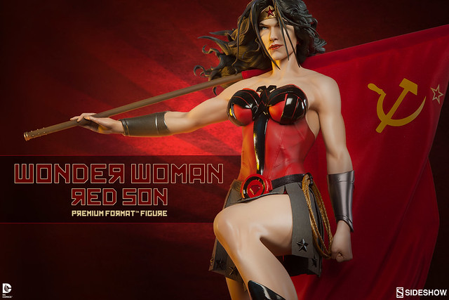 Sideshow Collectibles【神力女超人】Wonder Woman Red Son 1/4 比例 全身雕像
