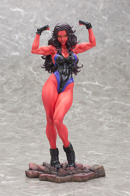 壽屋 MARVEL 美少女系列【紅女浩克 SDCC 限定】Red She-Hulk 1/7 比例 全身雕像