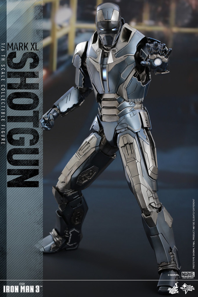 Hot Toys – MMS309 – 《鋼鐵人3》1/6 比例 鋼鐵人馬克40：獵槍 (Shotgun) 