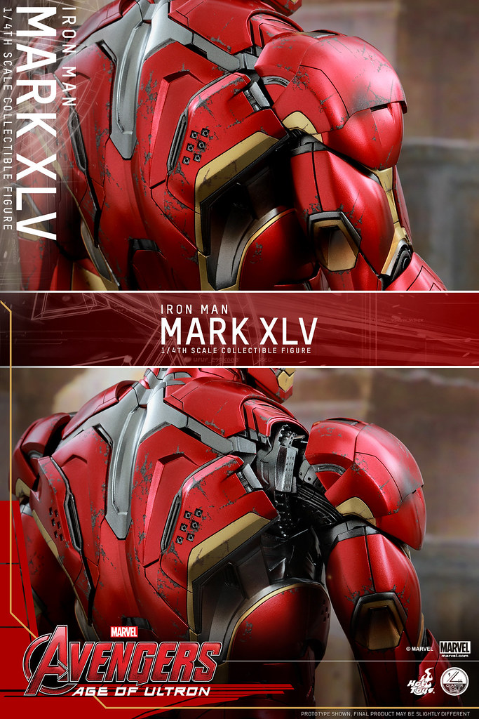 新品開封のみ ホットトイズ QS006 MK45 1/4 Hottoys クオーター・スケール】『アベンジャーズ／エイジ・オブ