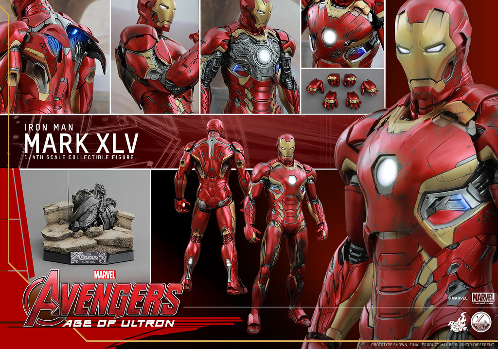 Hot Toys – QS006 – 復仇者聯盟2：奧創紀元【馬克45】1/4 比例