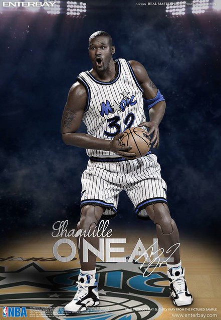 ENTERBAY【俠客．歐尼爾雙人組合包】2015 香港動漫節限定 Shaq O'Neal 1/6 比例人偶作品