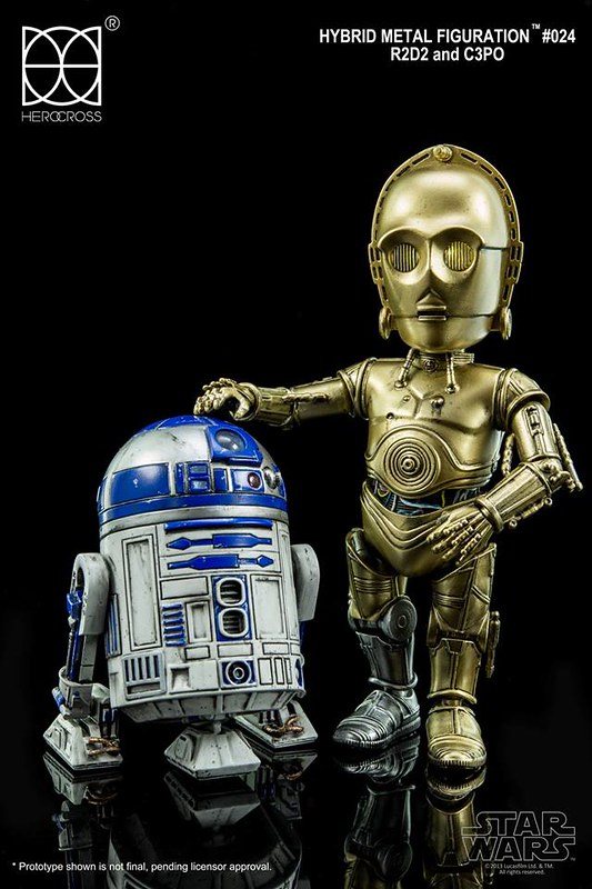 HEROCROSS – 星際大戰【R2-D2和C-3PO】Hybrid Metal Figuration 系列 #024 R2-D2 and C-3PO