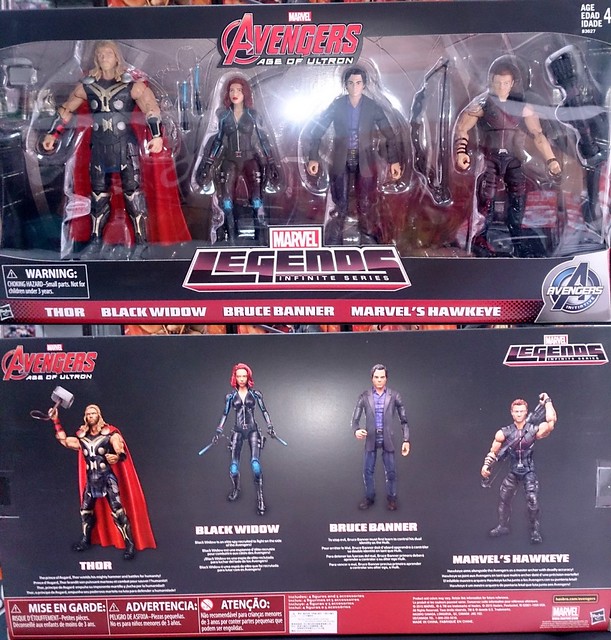 【玩具人小烏丸投稿】Marvel Legends 復仇者聯盟2奧創紀元：6  吋傳奇人物 四人套裝