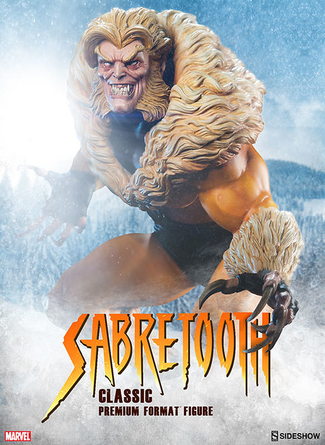 Sideshow Collectibles【經典劍齒虎】Sabretooth Classic 1/4 比例 全身雕像