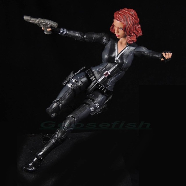 【玩具人。Goosefish。投稿】HASBRO MARVEL LEGEND 6吋黑寡婦 Black Widow 塗裝改造