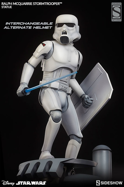 Sideshow Collectibles【帝國暴風兵。設計師款】Ralph McQuarrie Stormtrooper 1/5 比例 全身雕像