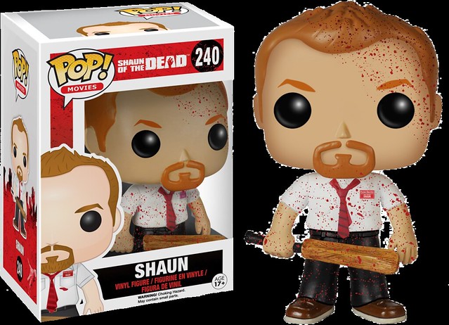 FUNKO POP! MOVIES 系列【活人甡吃】Shaun of the Dead 普通版 vs. 濺血版