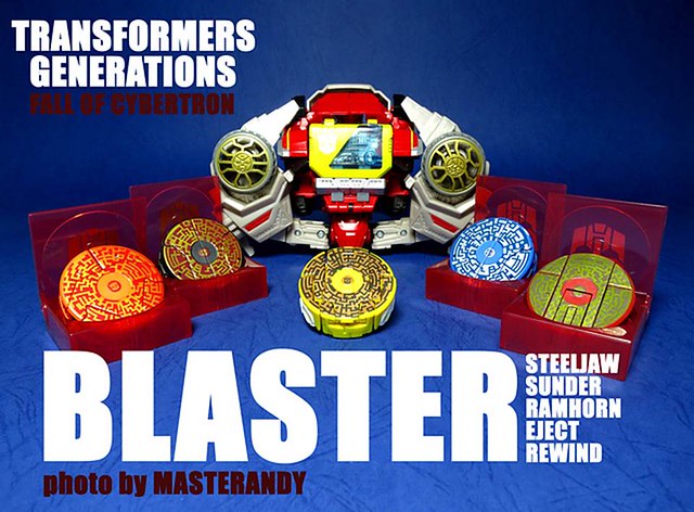 【玩具人。大屍。投稿】TRANSFORMERS GENERATIONS BLASTER & AUTOBOT MINI-CASSETTE 開箱報告