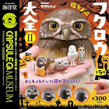 海洋堂 《膠囊Q博物館》貓頭鷹圖鑑Ⅱ