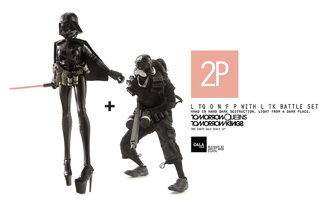 【官圖、販售資訊更新】threeA – GALAMILK 系列【LONELY TK & TQ 戰鬥雙人組合包】