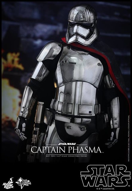 Hot Toys – MMS328 – 星際大戰七部曲：原力覺醒【法斯馬隊長】1/6 比例