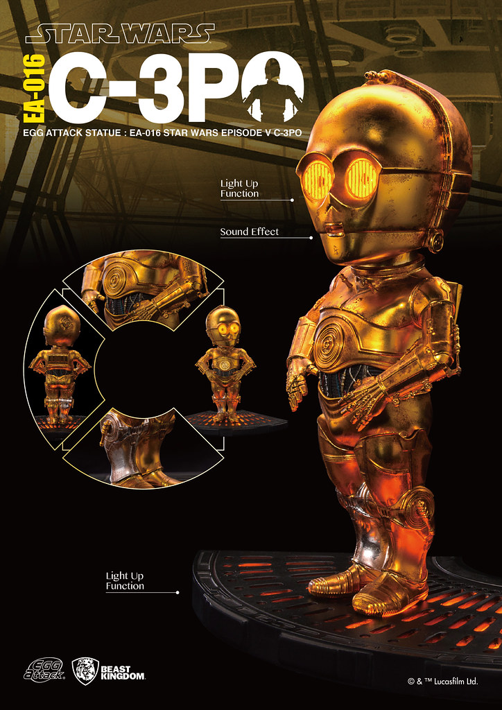 野獸國- Egg Attack EA-016《星際大戰》C-3PO 雕像| 玩具人Toy People News