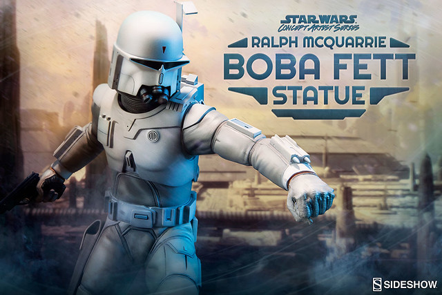 Sideshow Collectibles【波巴．費特。設計師款】Ralph McQuarrie Boba Fett 1/5 比例 全身雕像