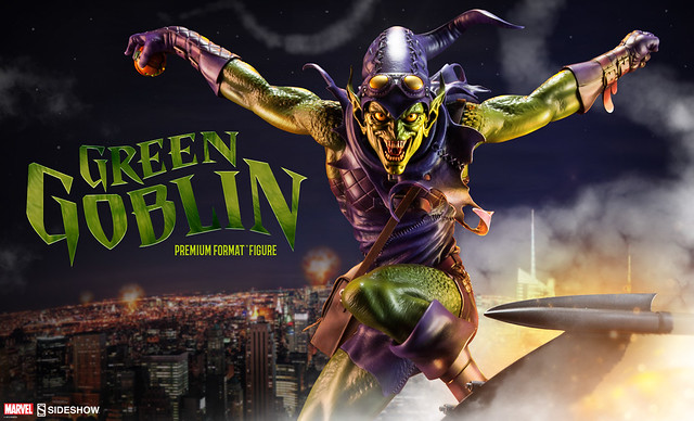 【完整官圖、販售資訊更新】Sideshow Collectibles【綠惡魔】Green Goblin 1/4 比例 全身雕像